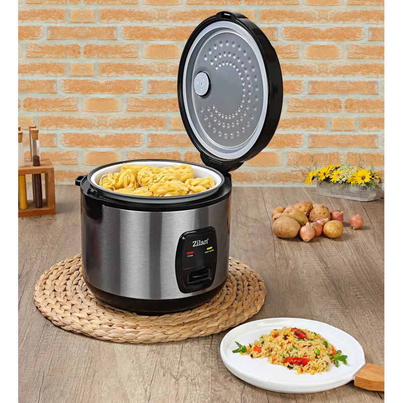 Aparat de gatit Zilan ZLN2793 2 in 1 pentru gatit orez si alimente la abur, capacitate 1.5L, 500W