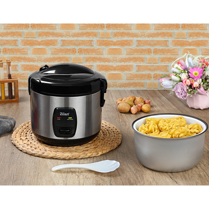 Aparat de gatit Zilan ZLN2793 2 in 1 pentru gatit orez si alimente la abur, capacitate 1.5L, 500W