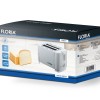 Prajitor de paine Floria ZLN2137 Alb, 700W, 7 nivele de control al temperaturii, buton de oprire