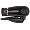 Uscator de par Floria ZLN2953 Negru cu maner pliabil pentru voiaj , 1200 W, 2 viteze si temperatura, Concentrator