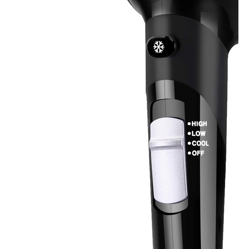 Uscator de par ZILAN ZLN2946 Gri/Negru 1800W, 3 setari de temperatura, motor DC