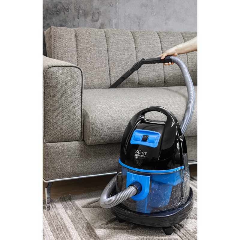 Aspirator ZILAN ZLN-8945 Albastru cu filtrare prin apa si uscata,2000W,