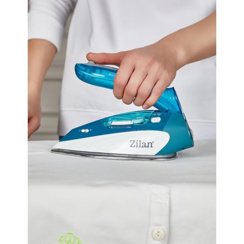 Fier de calcat Zilan ZLN4223 Verde, Putere 1100W, termostat ajustabil