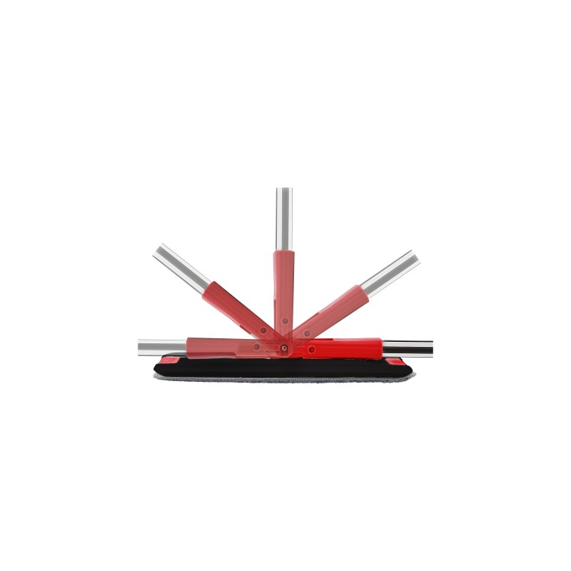 Mop de curatenie Lisa ZLN4643 Negru, galeata de 8 l cu scurgere laterala si laveta detasabila