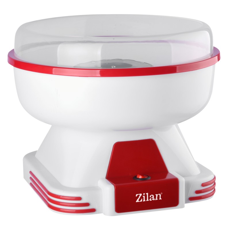Aparat pentru facut vata de zahar Zilan ZLN3394 Rosu, putere 500W, preparare in 5 minute