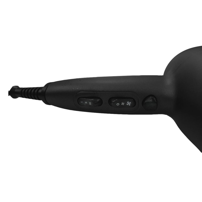 Uscator de par Zilan ZLN4872 Negru, 2000W, doua trepte de viteza, buton pentru aer rece, protectie la supraincalzire