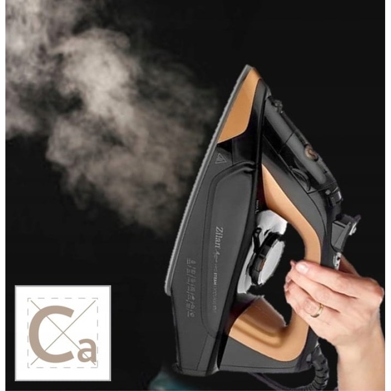 Fier de calcat profesional Aurum, Zilan ZLN4247, putere 3000W, auto-oprire, functie de auto-curatare