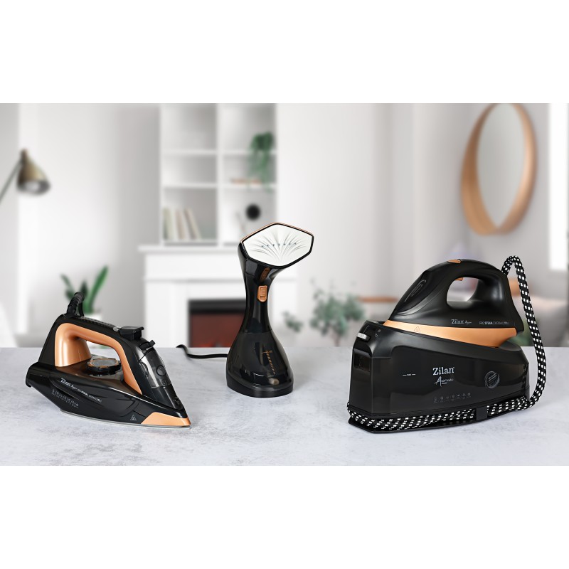 Fier de calcat profesional Aurum, Zilan ZLN4247, putere 3000W, auto-oprire, functie de auto-curatare