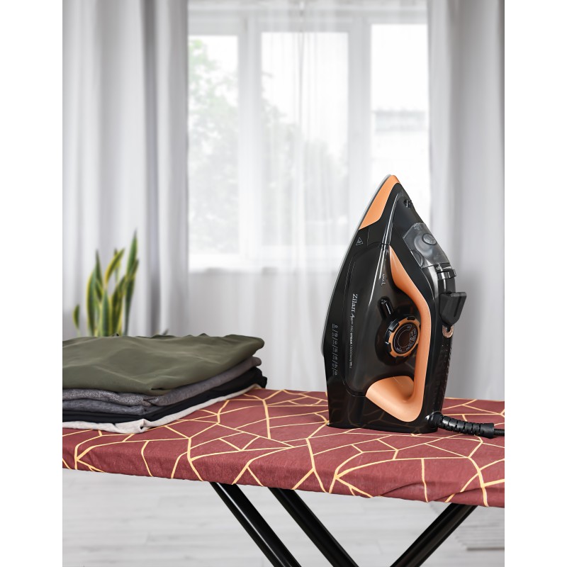 Fier de calcat profesional Aurum, Zilan ZLN4247, putere 3000W, auto-oprire, functie de auto-curatare