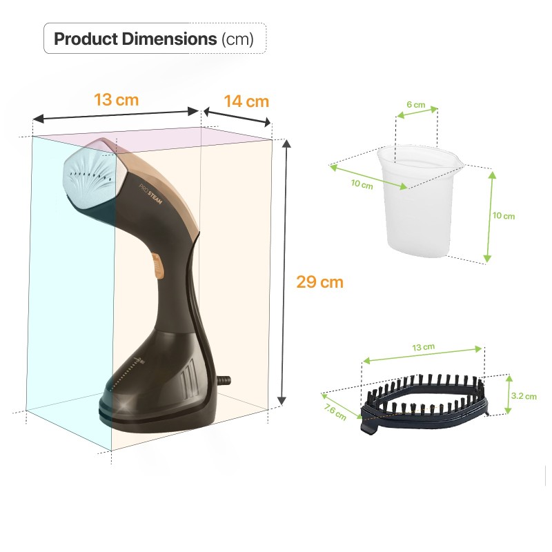 Fier de calcat vertical cu aburi Zilan ZLN4254 AURUM, 1600W, 25g/min, 230 ml, ecran LED multi functional