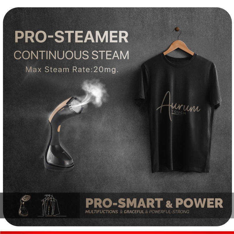 Fier de calcat vertical cu aburi Zilan ZLN4254 AURUM, 1600W, 25g/min, 230 ml, ecran LED multi functional