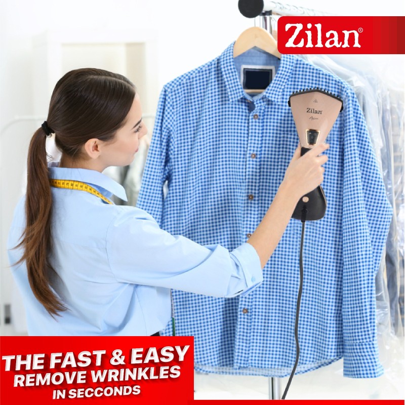 Fier de calcat vertical cu aburi Zilan ZLN4254 AURUM, 1600W, 25g/min, 230 ml, ecran LED multi functional