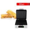Sandwich Maker XL Zilan ZLN4728 Argintiu, plita grill, indicator luminos, sistem de inchidere, putere 1200W