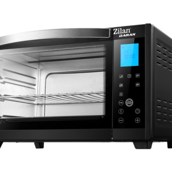 Cuptor electric digital ZILAN ZLN-3734,NEGRU Capacitate 28L, Putere 1600W, Geam dublu, Temporizator 180 min, Temperatura maxima 230 grade celsius,