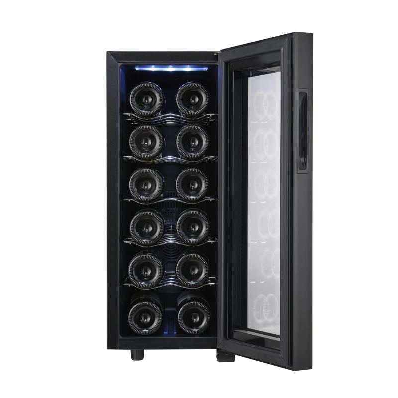 Frigider pentru vinuri Zilan ZLN4681 Negru, 33L, 50W, iluminare interioara