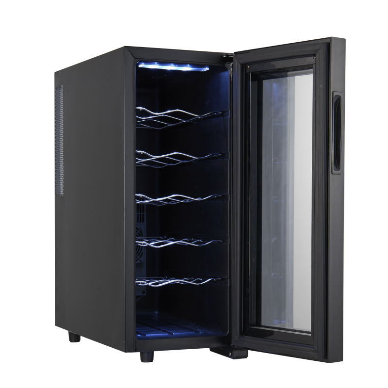 Frigider pentru vinuri Zilan ZLN4681 Negru, 33L, 50W, iluminare interioara