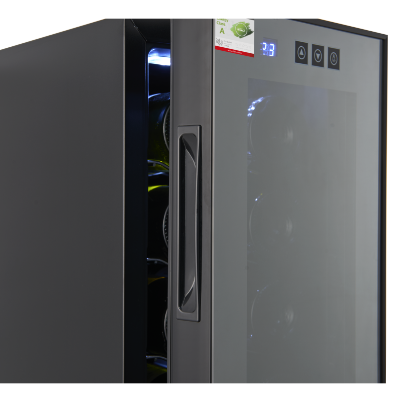 Frigider pentru vinuri Zilan ZLN4681 Negru, 33L, 50W, iluminare interioara