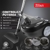 Aspirator fara sac Zilan ZLN6111 Negru, putere 2000W, capacitate 1L, maner pentru transport