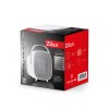 Aeroterma ceramica Zilan ZLN5671 Alba, cu maner de portabilitate, putere 1500W, timer