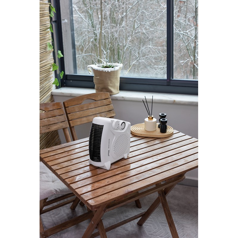 Aeroterma de podea Zilan ZLN5534 Alba, putere 2000W, indicator luminos, termostat reglabil