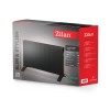 Convector electric Zilan ZLN6258 Negru, de sine statator sau montare in perete, putere 2000W