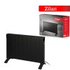 Convector electric Zilan ZLN6258 Negru, de sine statator sau montare in perete, putere 2000W