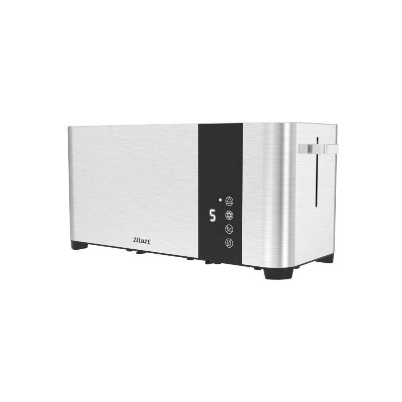 Prajitor de paine Zilan ZLN6234 Argintiun, ecran digital si tactil, putere 1400W, inox