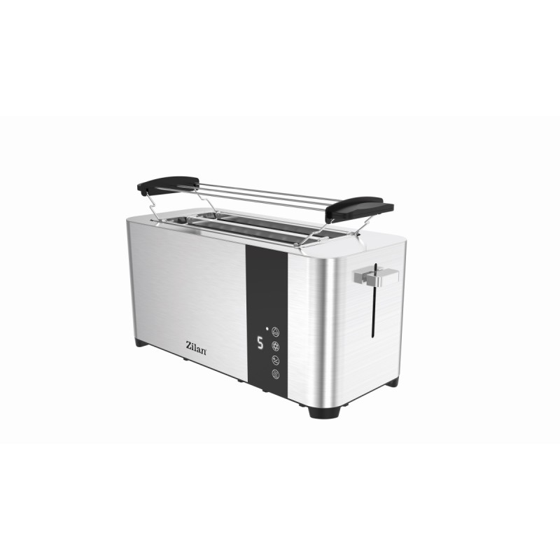 Prajitor de paine Zilan ZLN6234 Argintiun, ecran digital si tactil, putere 1400W, inox