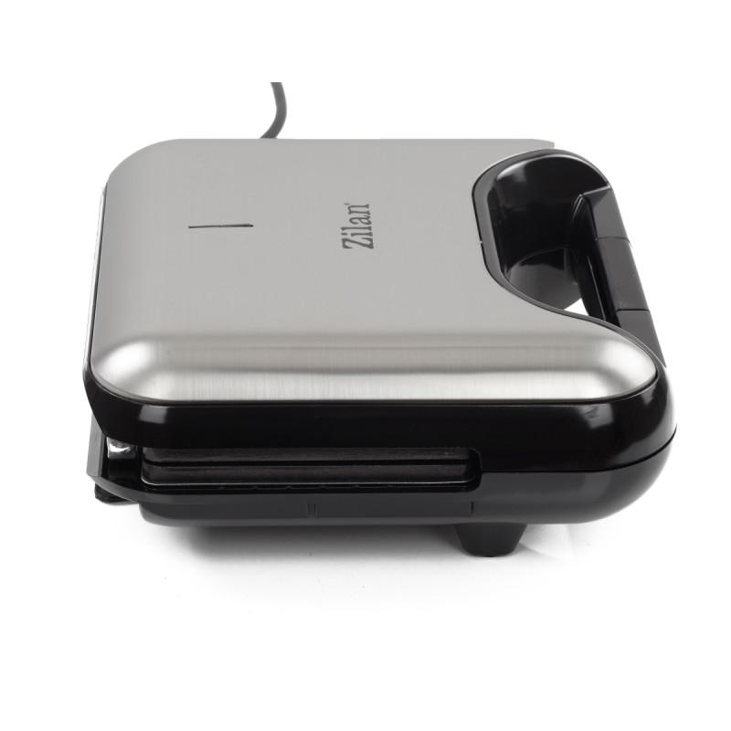 Sandwich-Maker 3 in 1 Zilan ZLN4704 Gri, putere 800W, sistem de inchidere