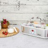 Aparat pentru facut iaurt Zilan ZLN6104 Gri, afisaj LED, timer, termostat reglabil