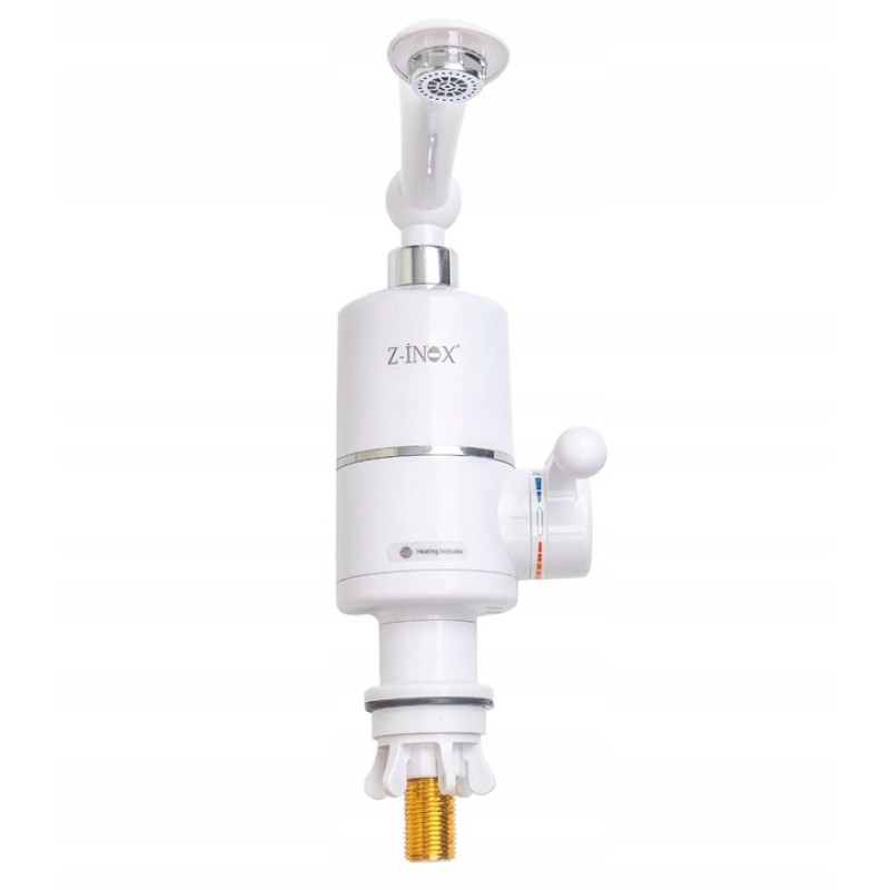Robinet electric Z-Inox ZLN5473 Alb, incalzire instanta, putere 3000W, inox