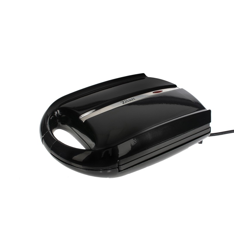 Sandwich maker XL Zilan ZLN4841 Negru, putere 1600W, indicator luminos, capacitate 4 portii