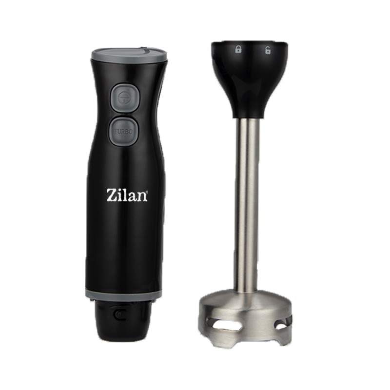 Mixer vertical Zilan ZLN5244 Negru, putere 250W, 2 viteze, mai multe capete