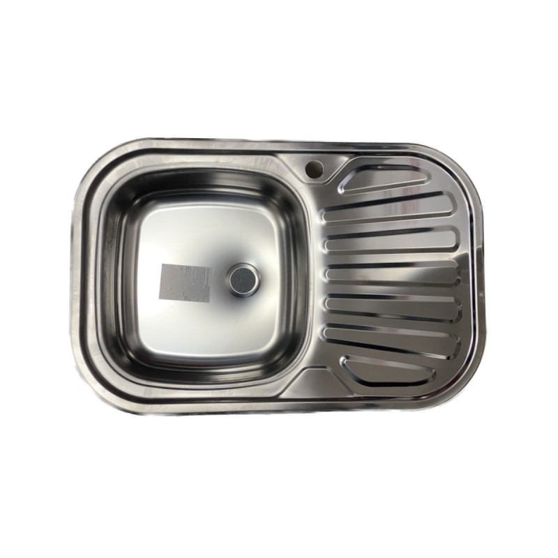 Chiuveta Zilan ZLN2999 din inox pentru blat, cuva stanga, dimensiune 74 x 49 cm