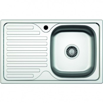 Chiuveta pentru blat Zilan ZLN0131 din inox, cuva dreapta, 76 x 43.5 cm
