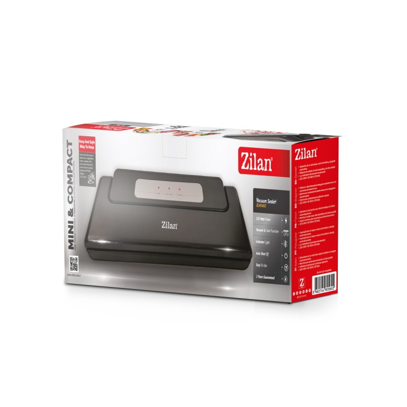 Aparat de vidat Zilan ZLN5602 Negru, functie de sigilat, indicator LED, oprire automata