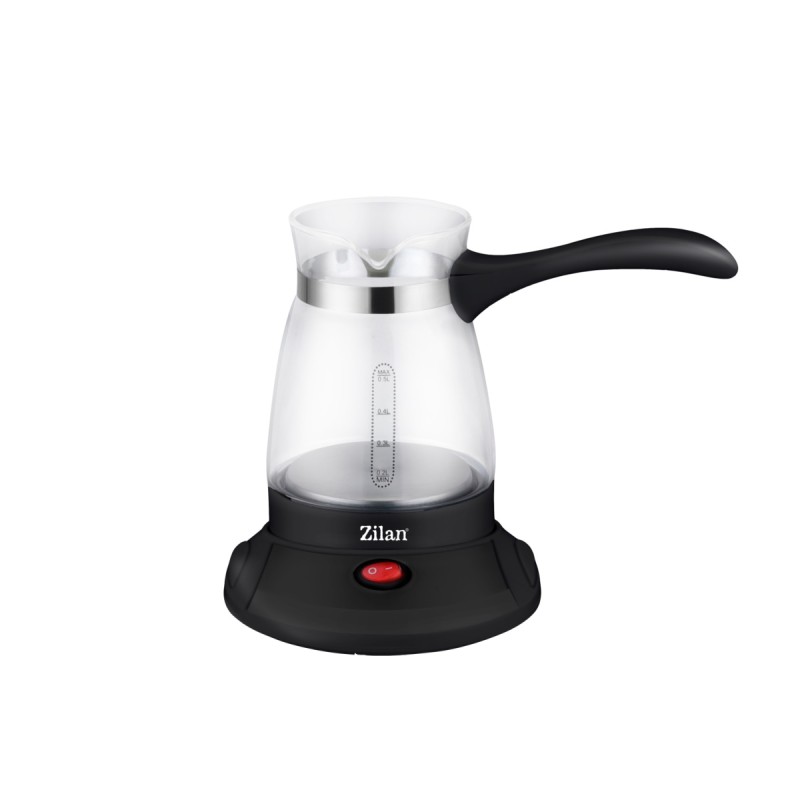 Ibric electric Zilan ZLN4940 Transparent, putere 600W, capacitate 6 cesti, detasabil de baza