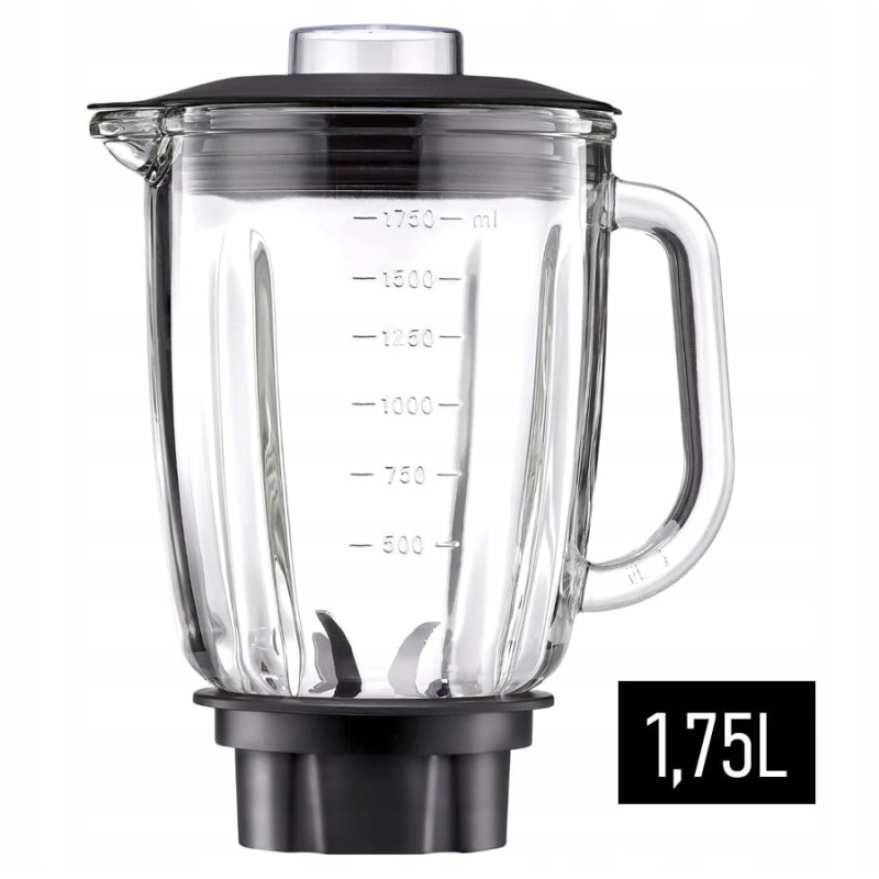 Blender Zilan ZLN5596 Inox, putere 1400 W, capacitate 1.75L, viteza ajustabila