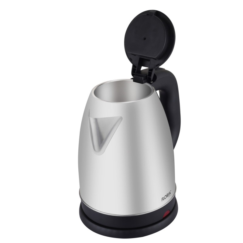 Fierbator electric Floria ZLN4902 Gri, putere 1500W, capacitate 2 L, indicator luminos