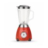 Blender RETRO Zilan ZLN7057 Rosu, capacitate 1.5 L, putere 500W, lame din otel