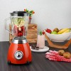 Blender RETRO Zilan ZLN7057 Rosu, capacitate 1.5 L, putere 500W, lame din otel