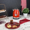 Fierbator RETRO Zilan ZLN7033 Rosu, Capacitate 1.7 Litri, Putere 2200W, Rotire 360
