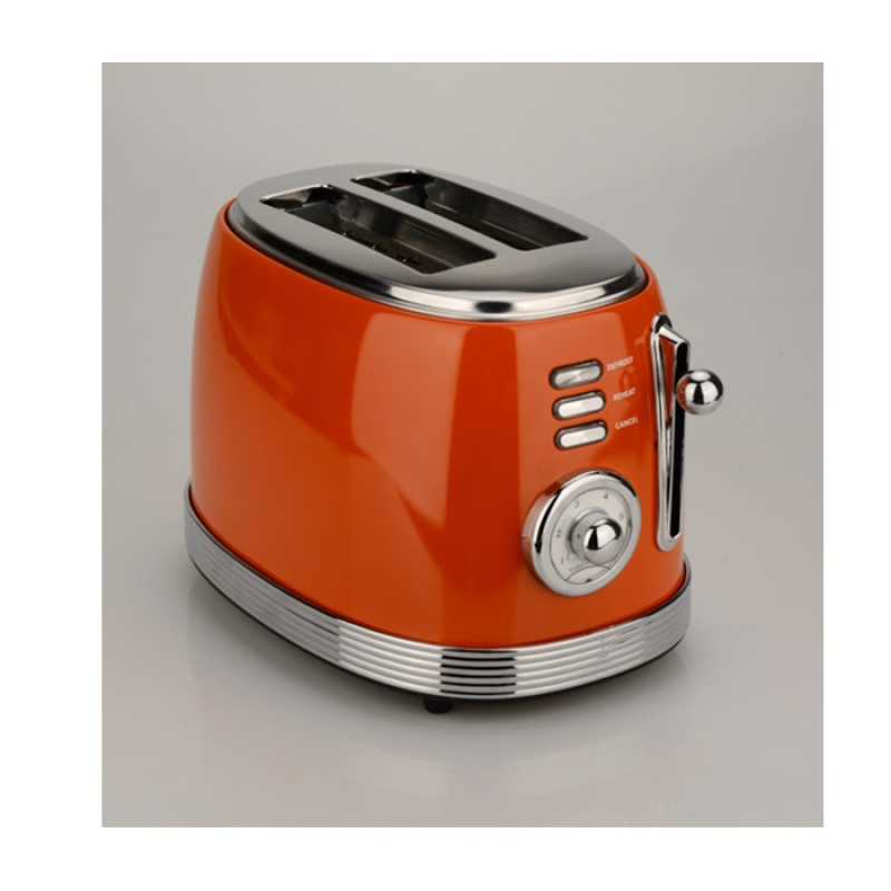 Prajitor RETRO Zilan ZLN7040 Rosu, 6 trepte de prajire, indicator luminos pentru semnalizare