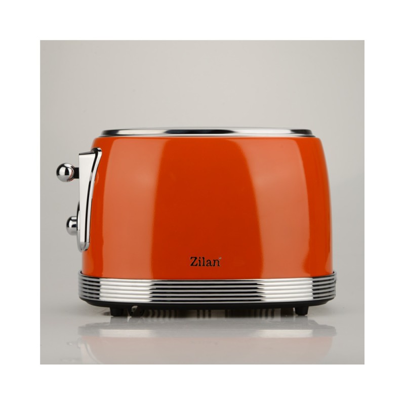 Prajitor RETRO Zilan ZLN7040 Rosu, 6 trepte de prajire, indicator luminos pentru semnalizare