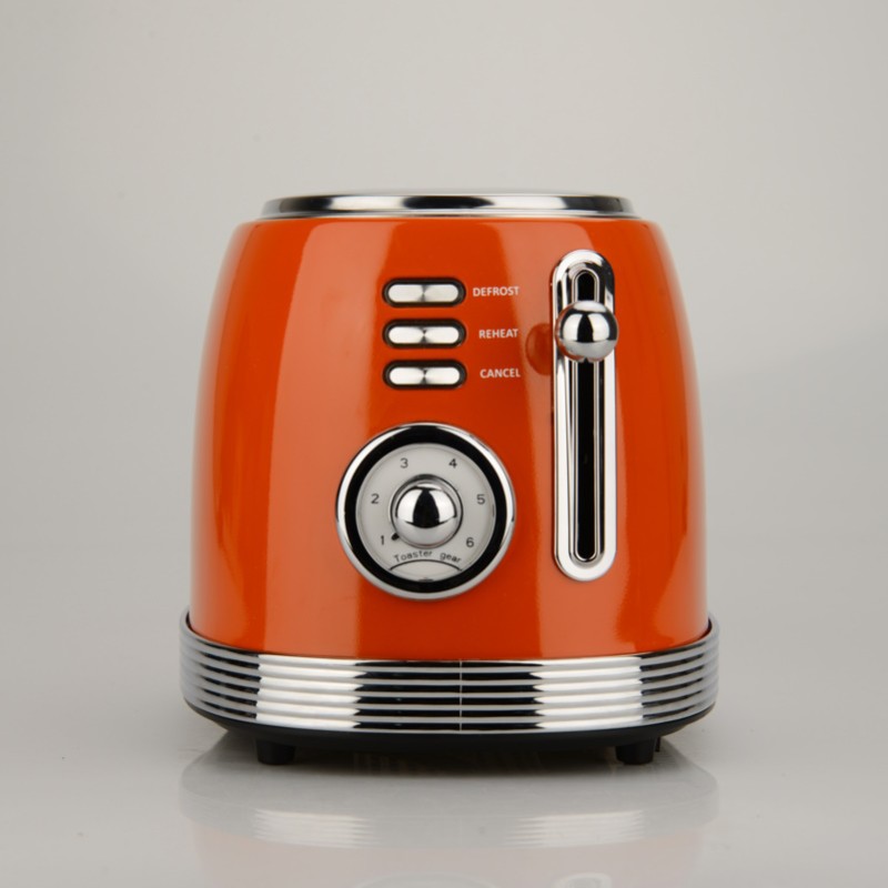 Prajitor RETRO Zilan ZLN7040 Rosu, 6 trepte de prajire, indicator luminos pentru semnalizare