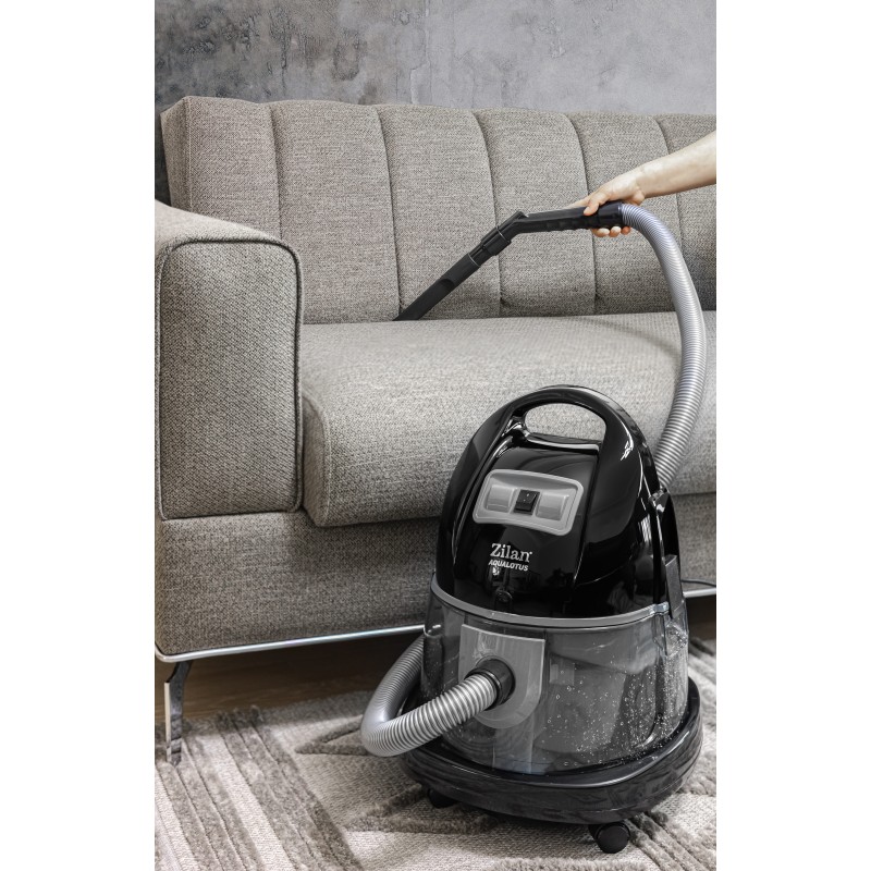 Aspirator ZILAN ZLN-8945 Gri cu filtrare prin apa si uscata,2000W