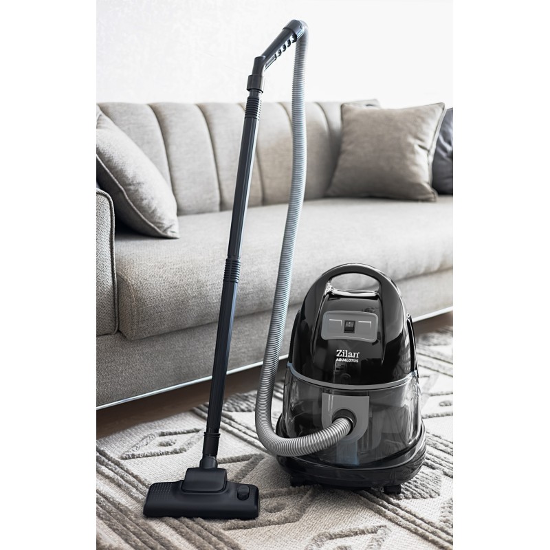 Aspirator ZILAN ZLN-8945 Gri cu filtrare prin apa si uscata,2000W