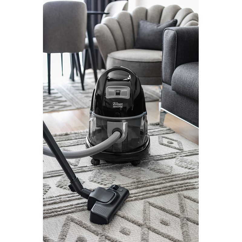 Aspirator ZILAN ZLN-8945 Gri cu filtrare prin apa si uscata,2000W