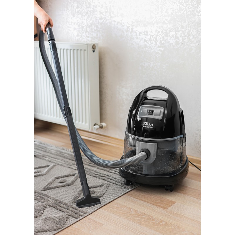 Aspirator ZILAN ZLN-8945 Gri cu filtrare prin apa si uscata,2000W
