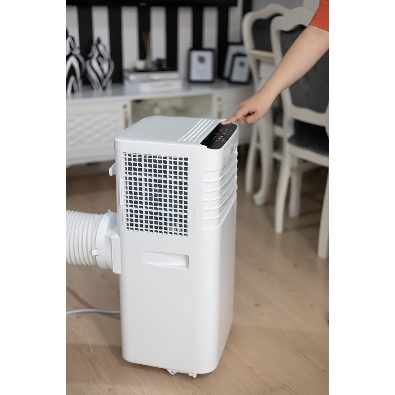 Aer conditionat portabil Zilan ZLN7101 Alb, functie de racire, dezumidificare si ventilatie,9000 btu, filtru detasabil